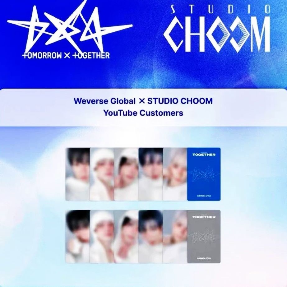 TXT 4studio choom sc thẻ đặc biệt SOOBIN YEONJUN wvs thẻ livestream ống dầu