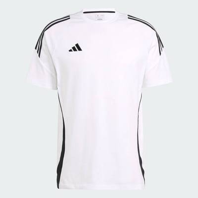 adidas Bóng đá Áo Thun Thể Thao Tiro 24 Nam trắng IR9353