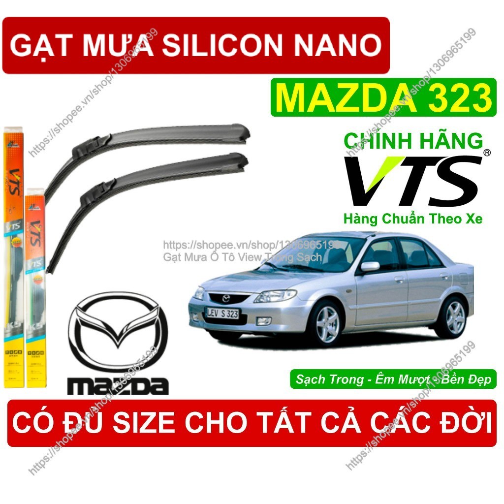 K5, Gạt Mưa Kính Lái Mazda 323, Cặp Gạt Mưa Kính Lái Cho Các Dòng Xe Mazda 323,  Mazda 323