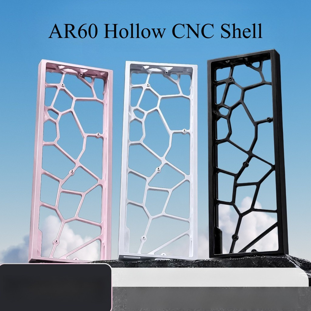AR60 Rỗng CNC Vỏ Bàn Phím Bột Xịt Nhôm Cho Wooting / MAD60 / WIN60 Và Bàn Phím Công Tắc Từ Tính Khác