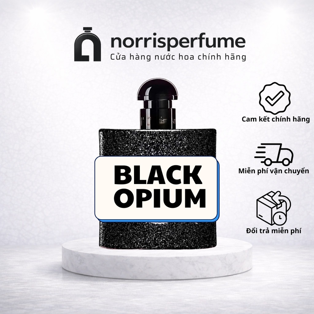 [Chính hãng] Nước Hoa Nữ 90ml Black Opium EDP Norrisperfume Fullsize Quyến Rũ, Sang Trọng, Thu Hút