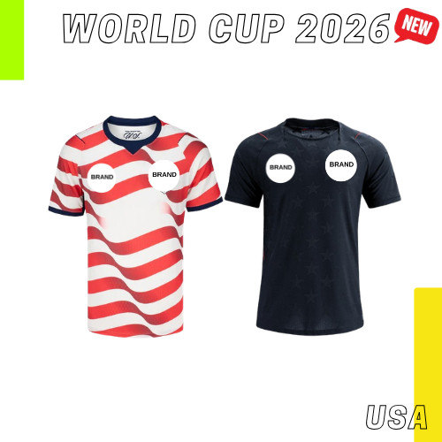(MỚI) United _ States _ Home Away Kit World Cup 2026 Bộ áo bóng đá Jersey Murah Kualiti Bola Sepak F