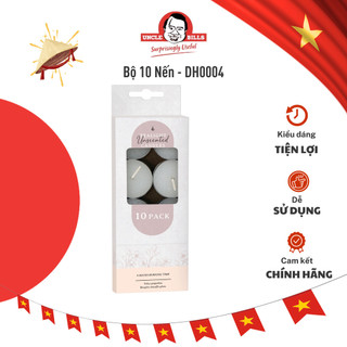 Bộ 10 nến tròn nhỏ uncle bills dh0004 23g