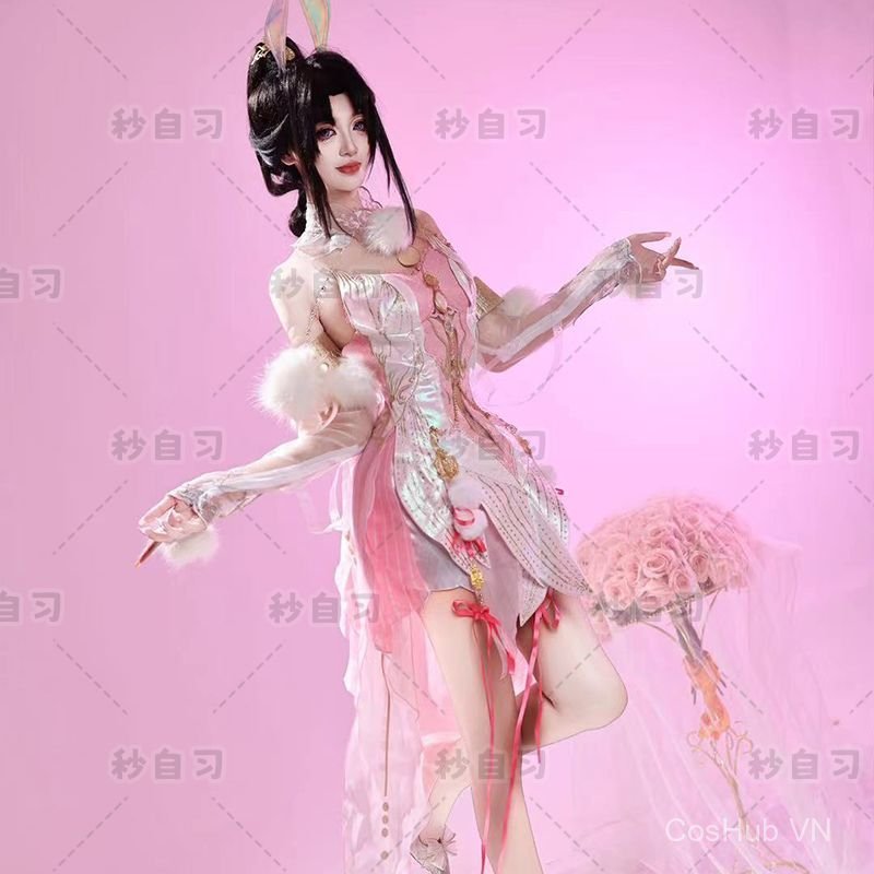 Trang phục cosplay Naraka Bladepoint Hu Tao hợp tác Douluo Dalu trọn bộ cổ trang game cực đẹp