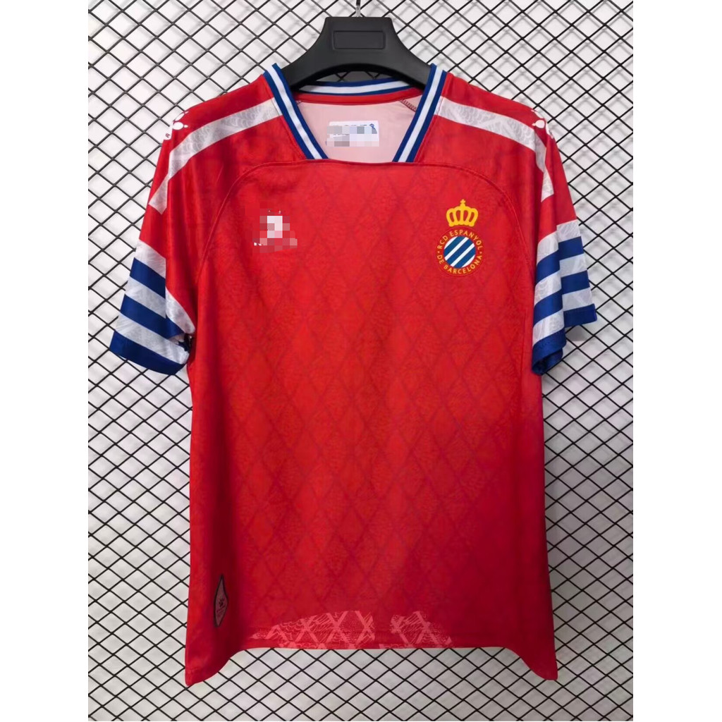 Áo đấu ngắn tay bóng đá sân khách nam chất lượng cao 26 / 27 Espanyol s-4XLAAA +