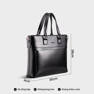 Cặp công sở Trita (Thời trang nam phong cách đựng vừa laptop 13 inch - Cặp da TCA25) Bagsmart