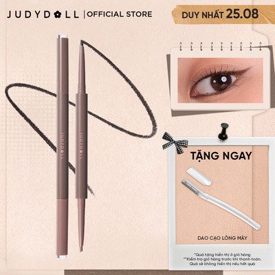 [MỚI] Chì kẻ mắt 2 đầu JUDYDOLL Dual Color Gel Eyeliner Kẻ mí trên & mí dưới Lâu trôi Không lem Không trôi 120mg