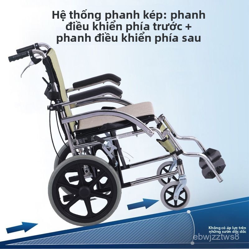Xe lan gap gon nhe co the mang di du lịch cho nguoi gia va nguoi khuyet tat tien loi giao nhanh