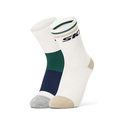 Vớ Thể Thao Trẻ Em Skechers SKX Court Club Socks Crew Socks (2 Pairs) - L226K035-06GB
