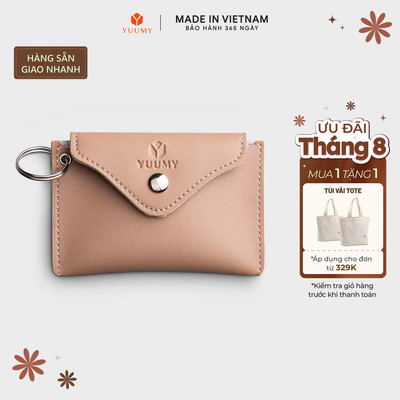 Ví Yuumy (Thời trang nữ nắp gập cỡ nhỏ - Ví móc khóa da Seasand YMK12) Bagsmart