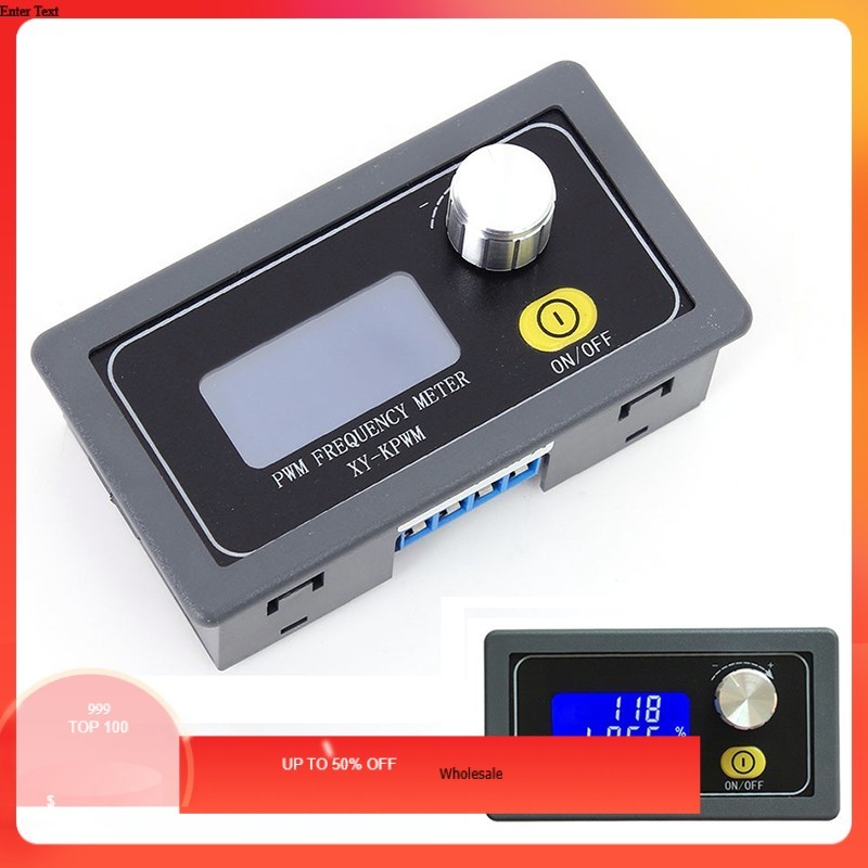 169 Mô-đun tạo xung PWM 1Hz-150KHz XY-KPWM 3.3V-30V LCD đầu ra sóng vuông có nút bật tắt chu kỳ và t