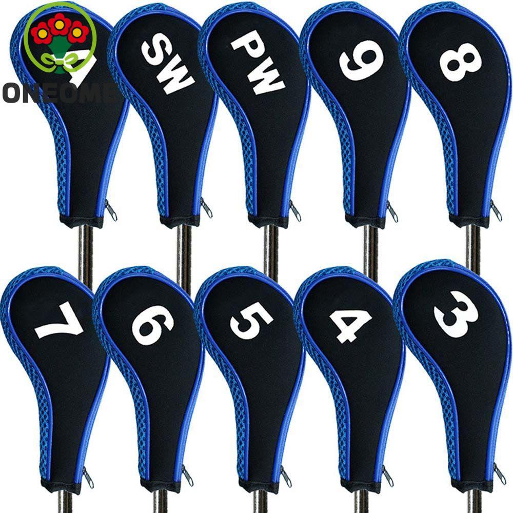 ONEOME Golf Iron Headcover Golf Iron Covers Set Sports Iron pole Cover 4-9, P, S, A Golf Putter Phụ 