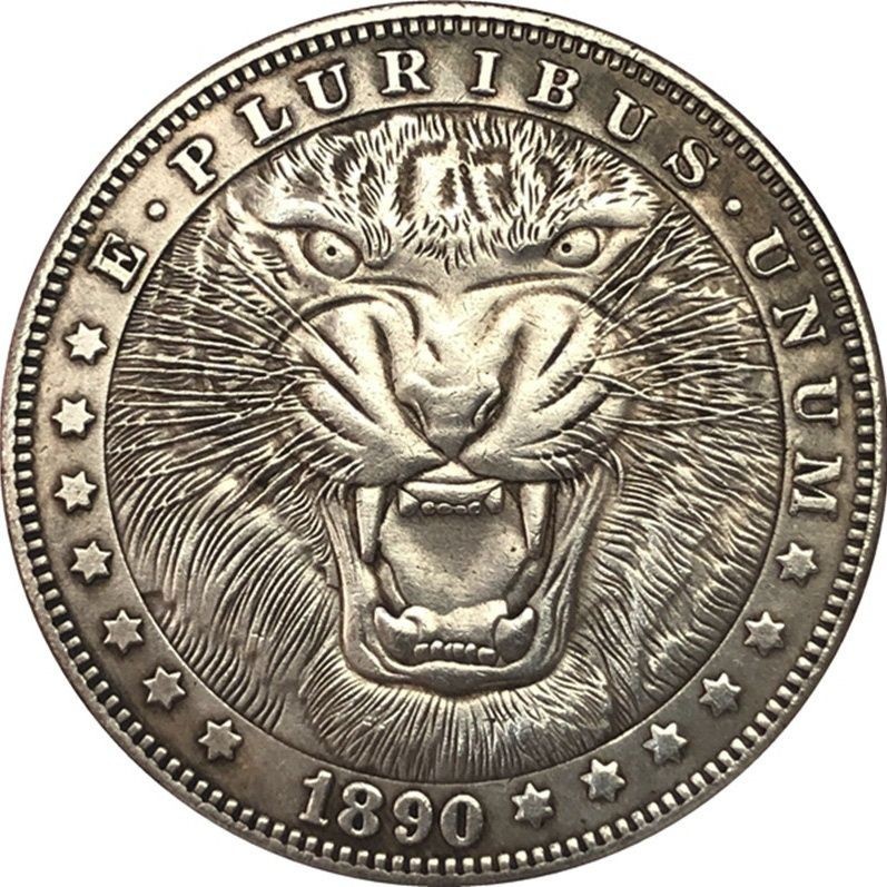 39mm 1890 Tiger Roar Huy chương hổ kỷ niệm Huy chương hổ American39mm 1890 ❈ ❈ ❈ ❈ ❈ ❈ ❈ ❈ ❈ ❈ ❈ ❈ ❥