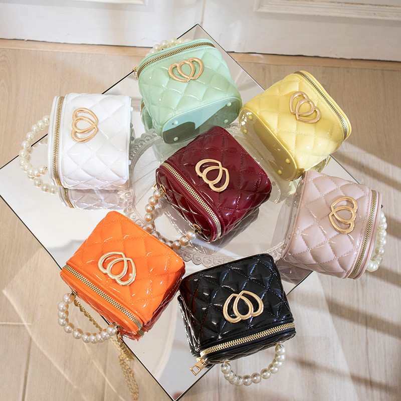 Túi Xô Túi Thạch 2022 Love Diamond Di Động Dây Xích Một Vai Túi Nữ Jane Jelly Túi