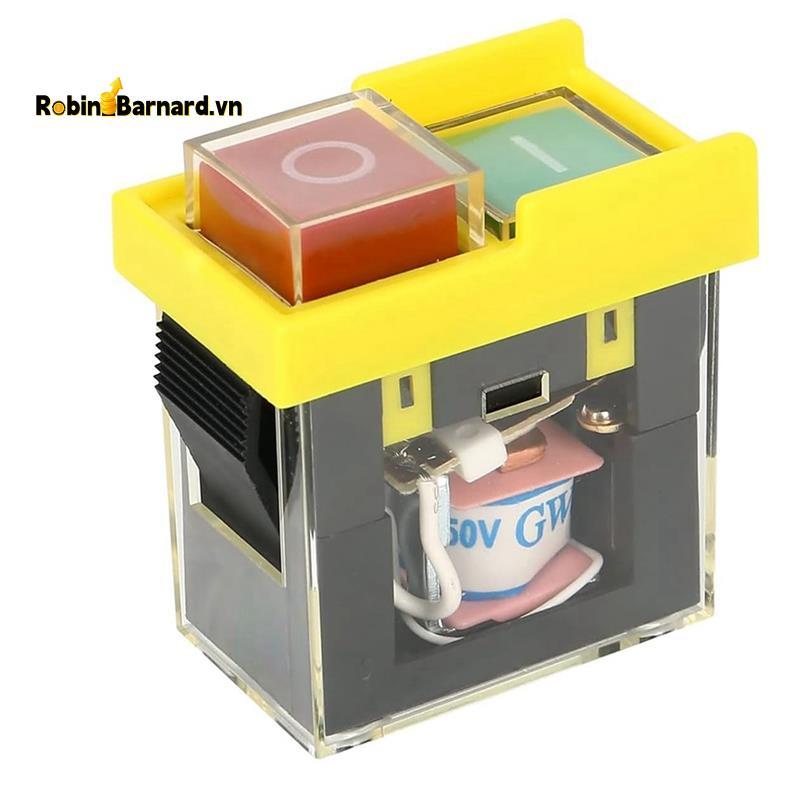Kjd6 5E4 250V 6A Công tắc an toàn đa năng Chống nước điện từ, Chống mất điện Công tắc công cụ, Nút