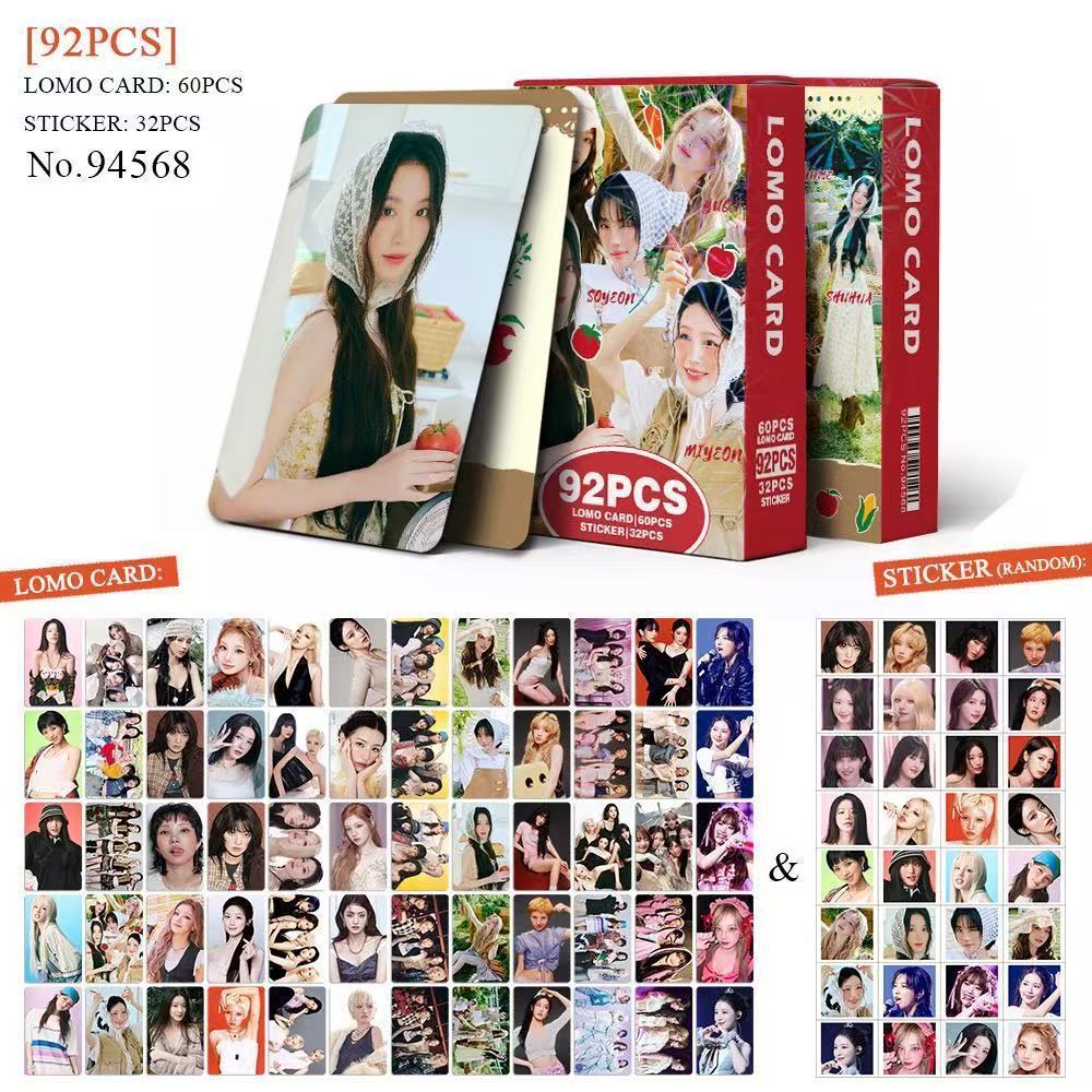 92 GIDLE Photocards 2026 Album CHÀO MỪNG CỦA MÙA Album Hàng hóa LOMO Photocards