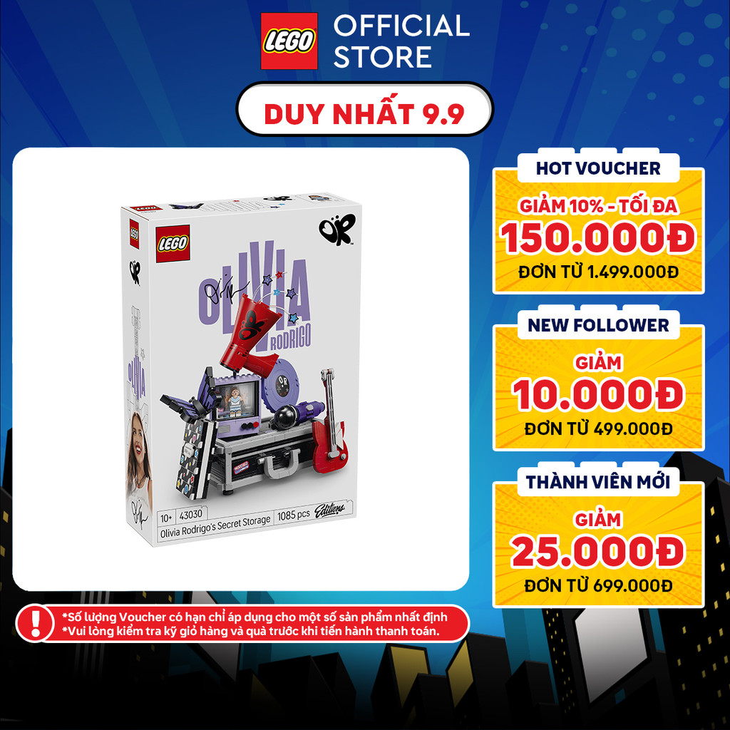 LEGO EDITIONS MUSIC 43030 Đồ Chơi Lắp Ráp Những Biểu Tượng Của Olivia (1085 Chi Tiết)