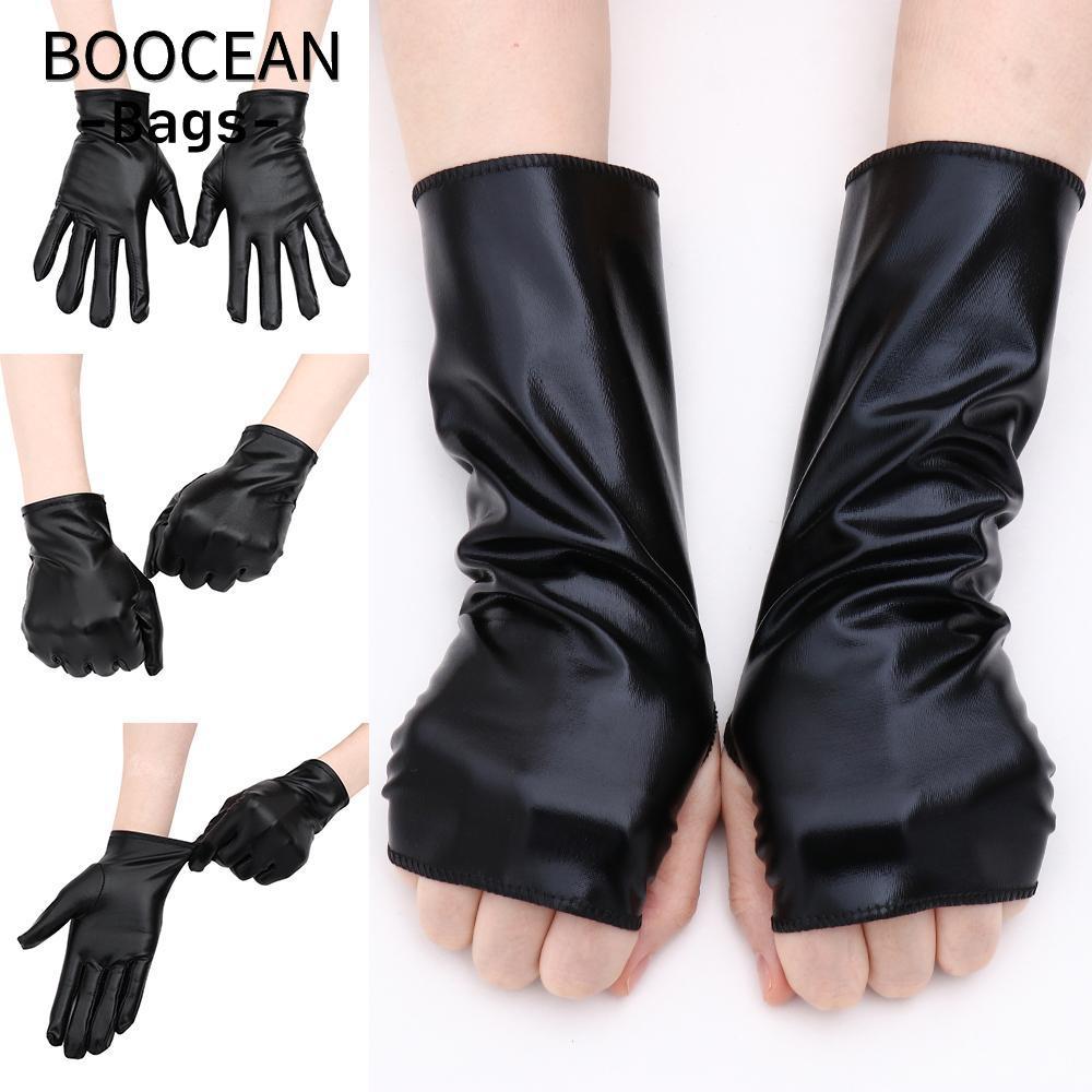 Găng tay da BOOCEAN Gothic Hip-Hop Dance Gothic Punk Dress Up