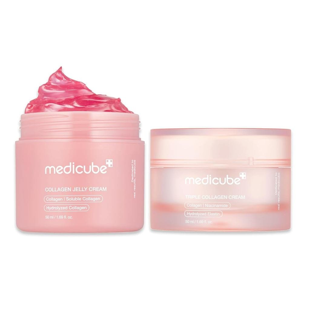 Medicube Collagen Swirl Duo - Collagen Jelly Cream, Triple Collagen Cream