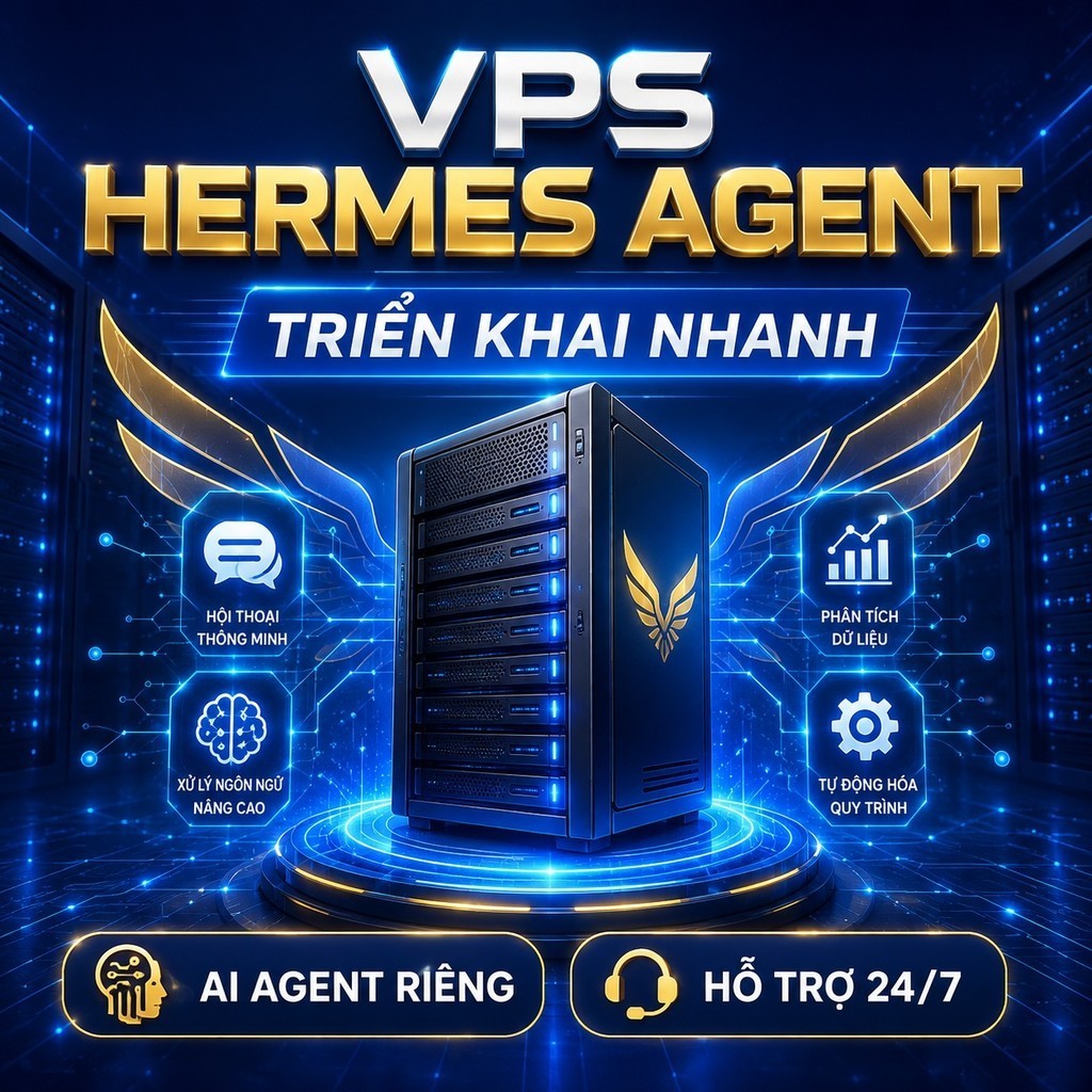 Máy chủ Claude AI Thực Chiến Tự Động Hóa Trong Công Việc , máy chủ ảo chạy hermes agent, claude, gem