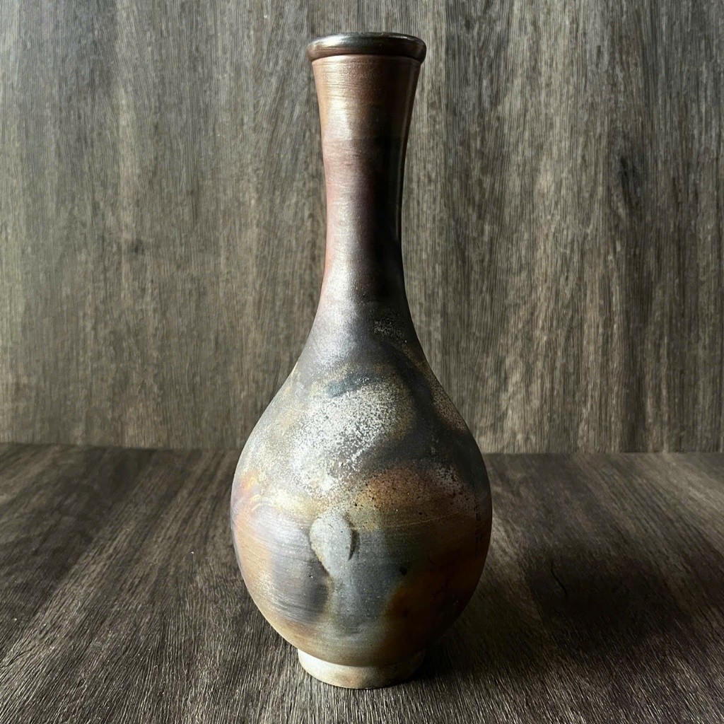 Nhà gốm 2hand - Bình dáng cổ bizen triện đáy phong cách vintage  JP-BINH-BIZEN--TRIEN-B284