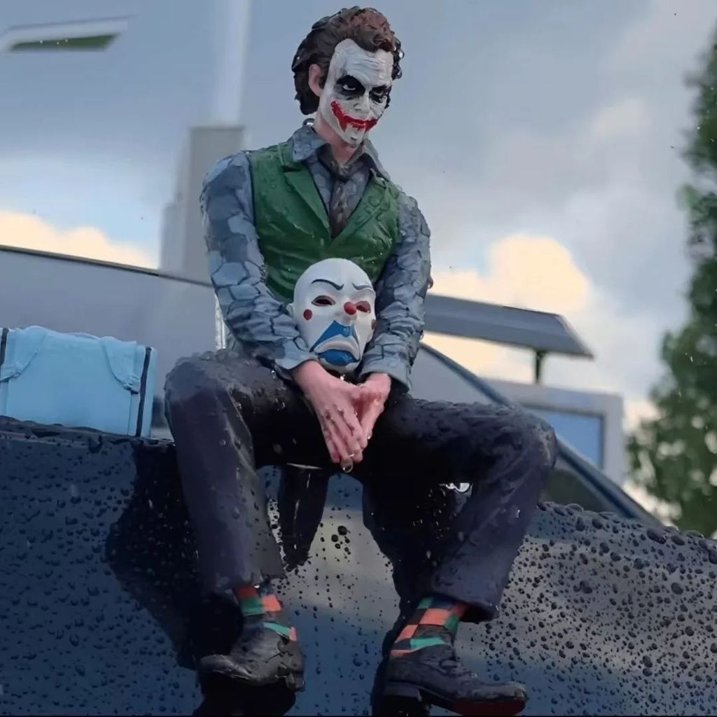 Ngồi Joker Heath Ledger Heath Ledger Hình-Made Phim Mô Hình Hợp Thời Trang Chơi Để Bàn Xe Đồ Trang T