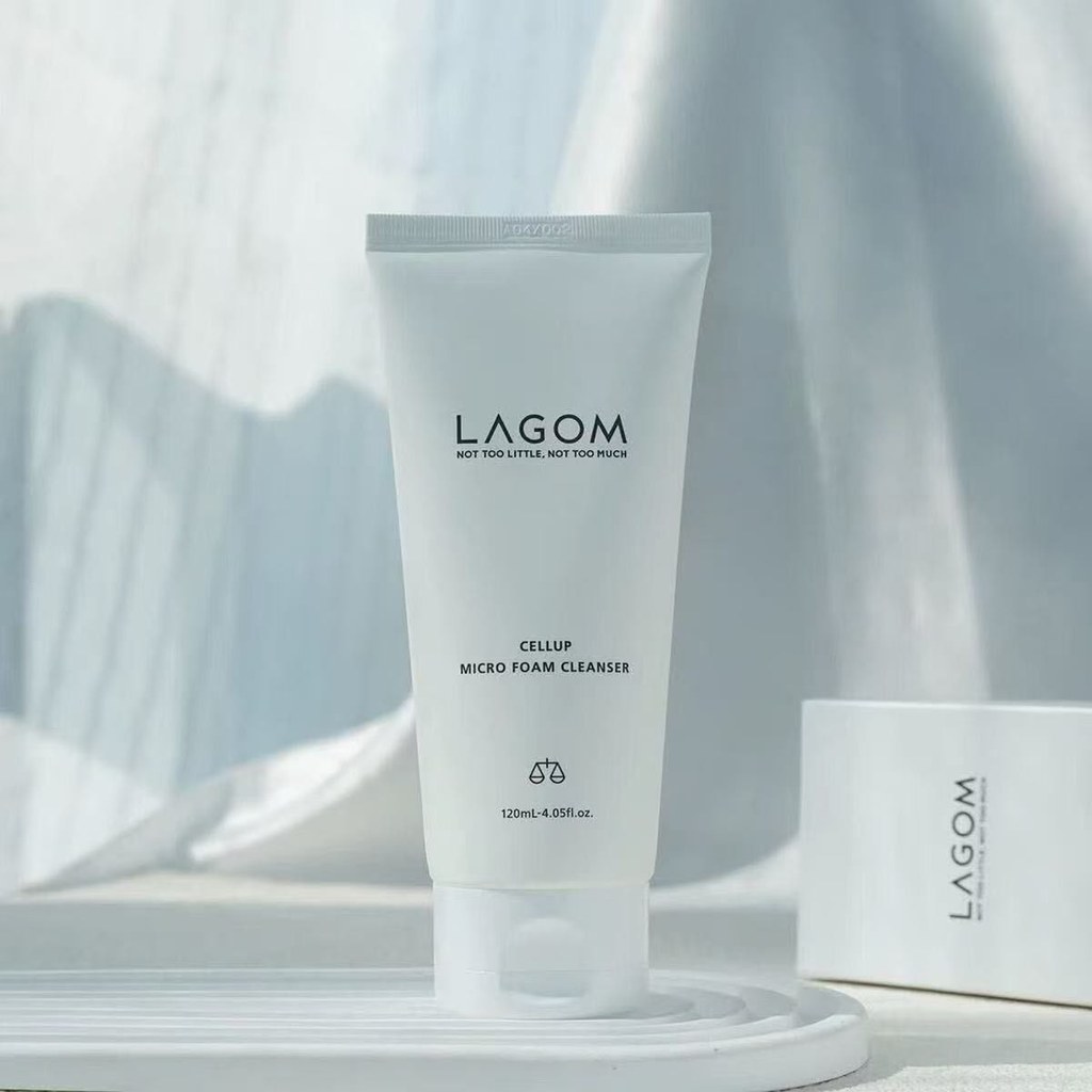 Lagom lagom lagom Axit amin Làm sạch Dưỡng ẩm Kiểm soát dầu Bọt làm sạch 120ml FH92026 @