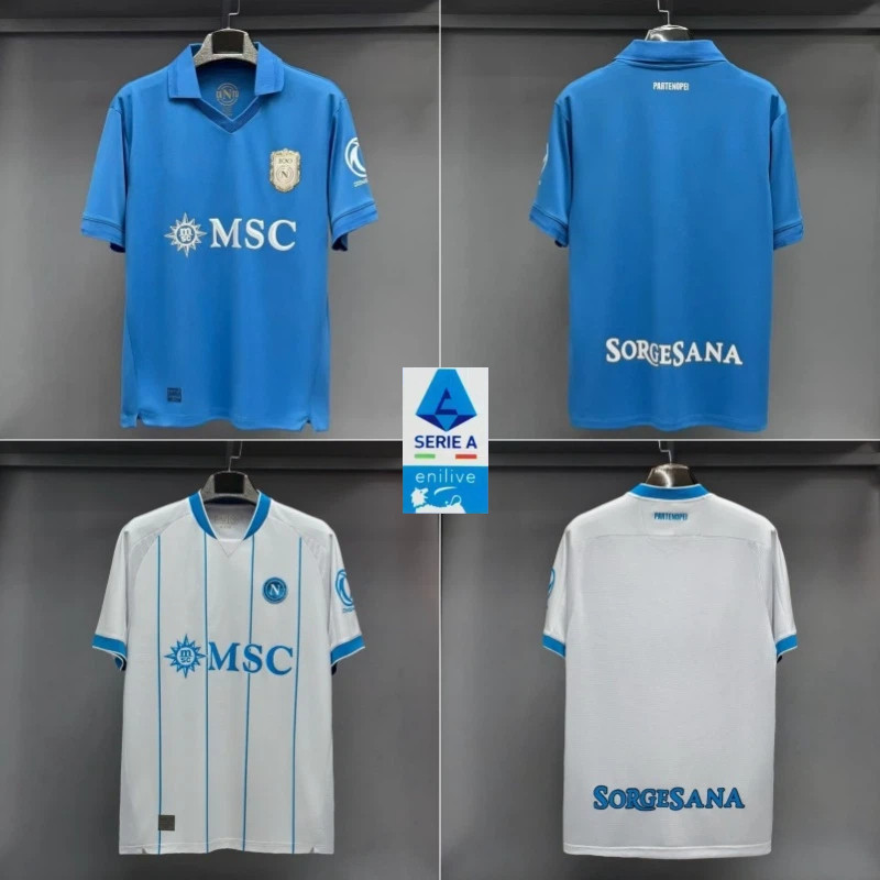 26 / 27 Mùa giải Napoli Sân khách Phiên bản quạt Jersey S-4XL YN1K3DL022