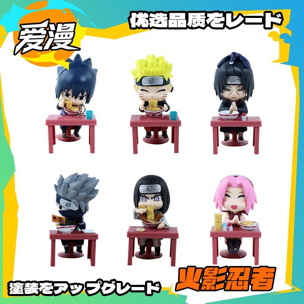 Mô hình blind box Naruto Shippuden chủ đề mì ramen chibi Itachi Uzumaki Naruto đồ chơi sưu tầm anime