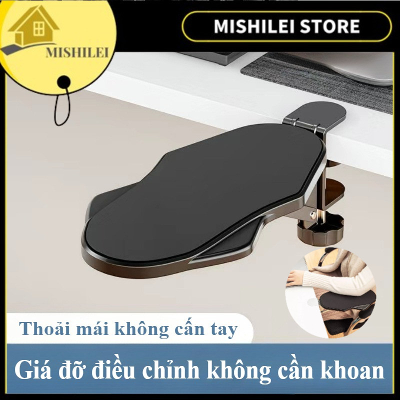 MISHILEI-Giá đỡ kê tay công thái học chống mỏi xoay gấp đa năng dùng ,dùng chuột chống mỏi ,cho văn phòng, game thủ