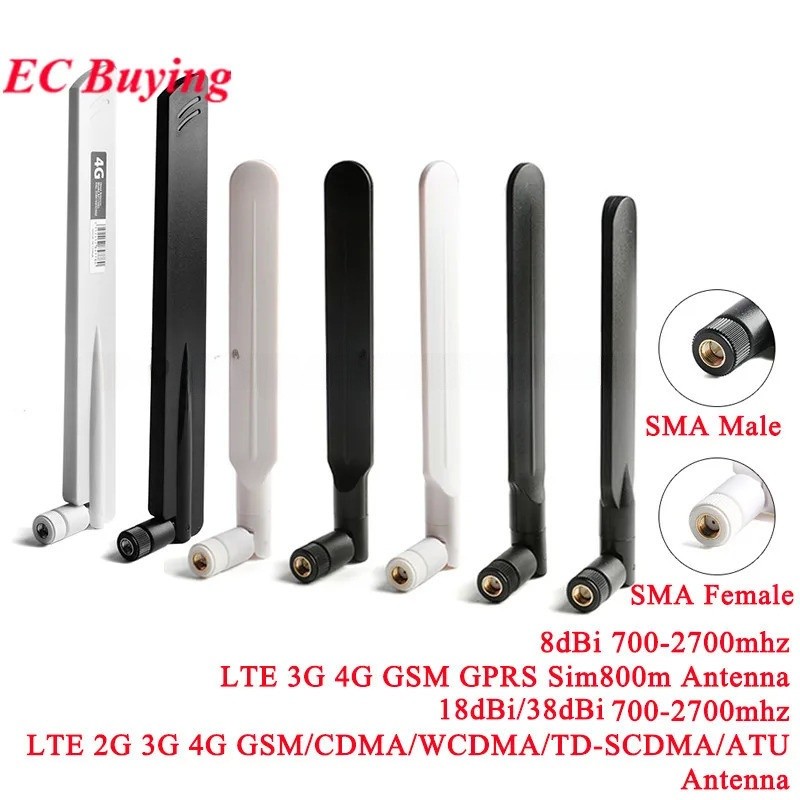 Hot 4G LTE 8dbi 18dbi 38DBI SMA Nam Kết Nối Ăng Ten Cho LTE / 2G / 3G / 4G / GSM / CDMA / WCDMA / TD