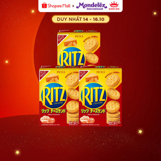 Bánh Quy Ritz Kẹp Kem Phô Mai, Combo 3 Hộp X 106G (Hàng Xuất Khẩu Thị Trường Nhật)