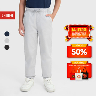 Quần khaki bé trai CANIFA ống rộng cạp chun 2BK25A002