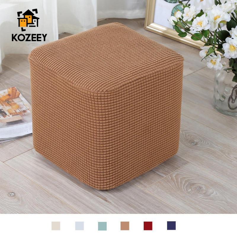 KOZEEY Ottoman Covers Slipcover Polyester Ottoman Slipcover Hình Chữ Nhật Ottoman Bao Cho Chân Ghế Đ