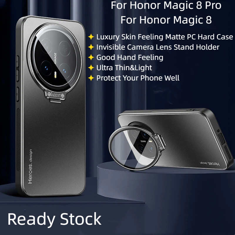 Dành Cho Honor Magic 4 Pro 5 Pro 6 Pro 7 Pro Honor Magic 8 Pro Ốp Lưng Da Sang Trọng Cảm Giác Mờ PC 
