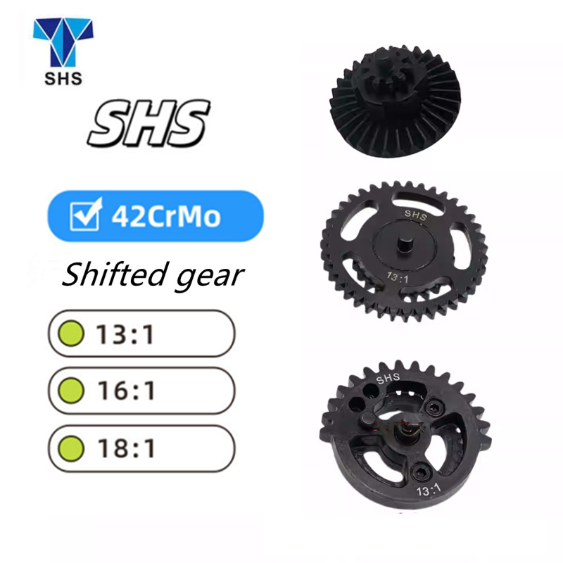 Một Bộ SHS CNC 42CrMo Thép Nhẹ Rỗng Dịch Chuyển Bộ Bánh Răng Xe Máy Linh Kiện Xe Máy