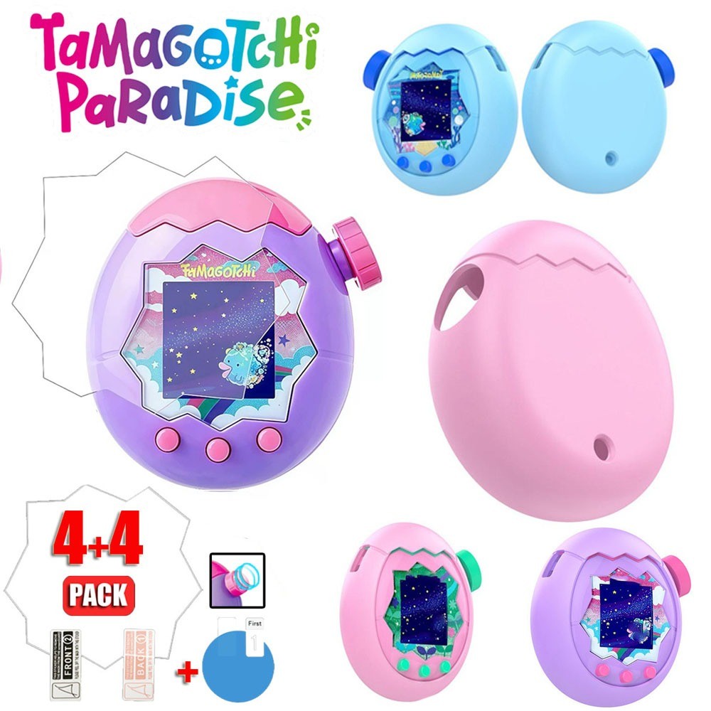 TPU Mềm Bảo Vệ Màn Hình Cho Tamagotchi Paradise Games Console Liquid Silicone Mềm Ốp Lưng Cho Tamago