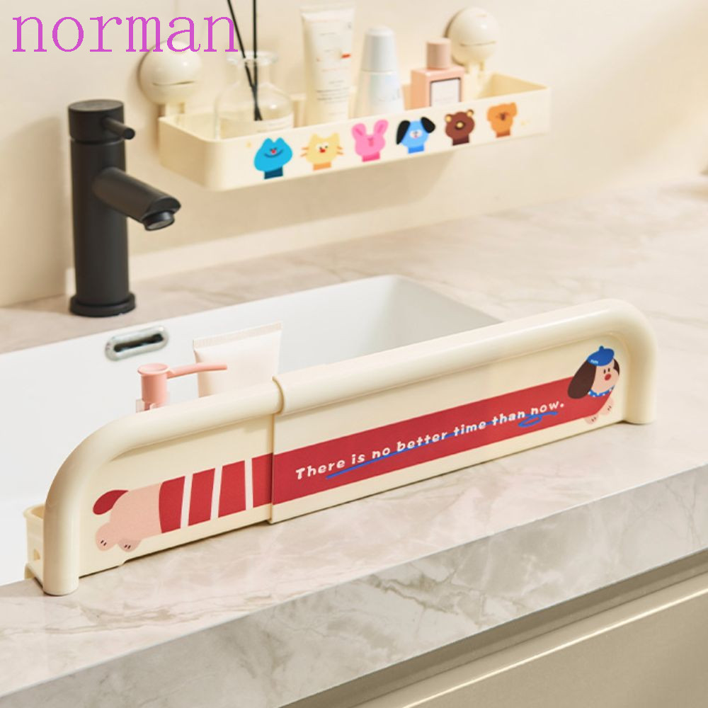 NORMAN Scalable Sink Splash Guard, Splash-proof Anti-dirty Kitchen Water Baffle, Practical Heightene