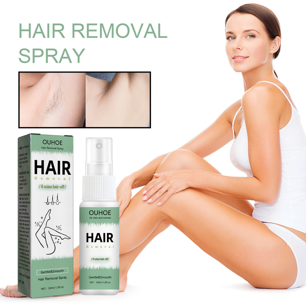OUHOE Hair Removal Spray Gentle, non-irritating, no black spots, full body hair removal spray
