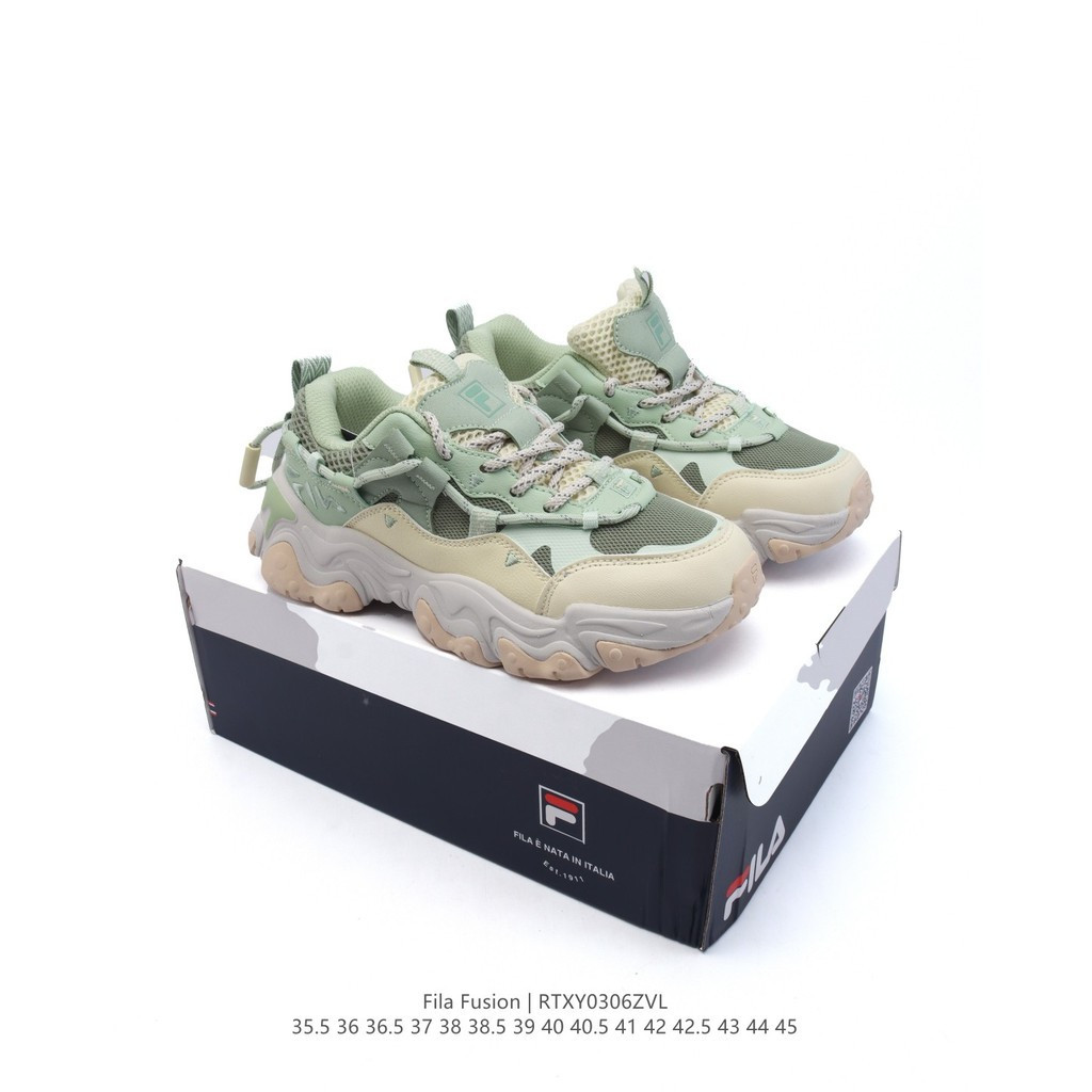 Fila / Fila Giày Nữ 2023 Chính Thức Phong Cách Mới Thoáng Khí Mèo Móng Vuốt Giày Bố Giày Thời Trang 