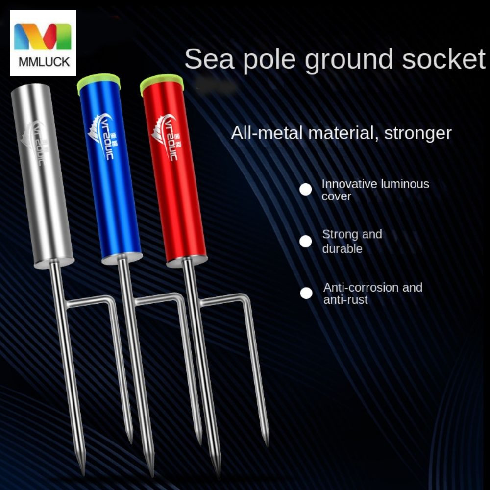 MMLUCK Giá đỡ cần câu MMLUCK kim loại, không biến dạng, ổ cắm tháo rời