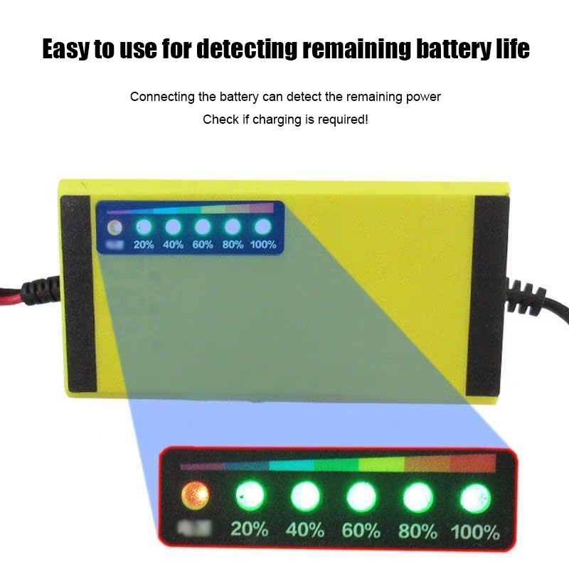 Bộ sạc pin xe máy, xe điện 12V tự động ngắt khi đầy an toàn, tiện lợi