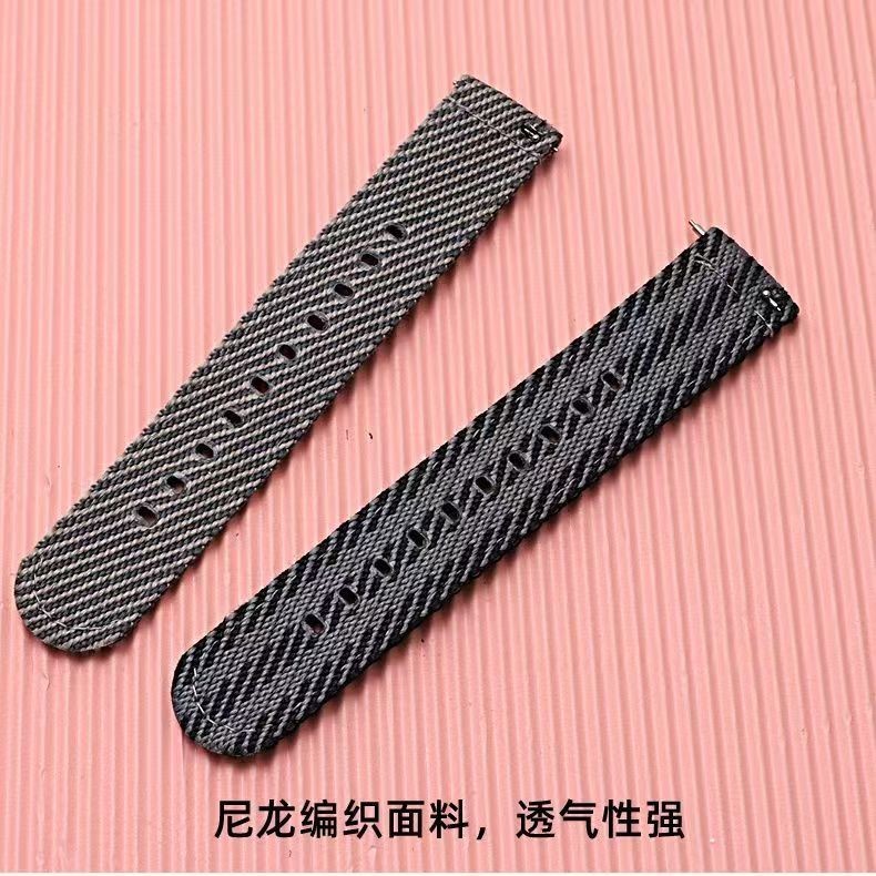 Thích hợp cho Huawei GT3 Dây đeo watch4 Watch GT4 / GT5 Nylon Canvas gt3Pro Dây đeo cổ tay ma thuật 