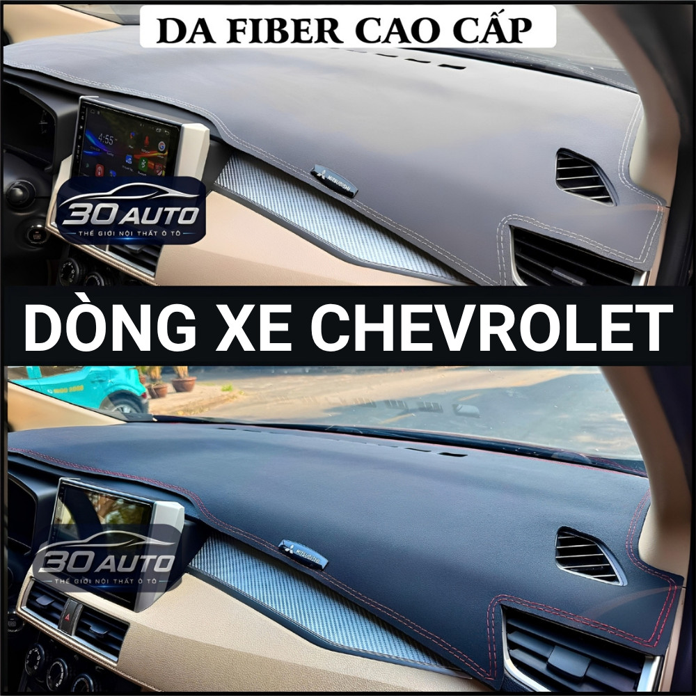 Thảm Taplo Da Fiber CHEVROLET CAPTIVA, CRUZE, ORLANDO, SPARK, COLORADO, TRAILBLAZER, TRAX, chuẩn for