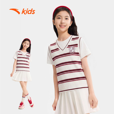 Anta Kids Áo Thun phông Thời Trang Bé Gái Elite Culture từ 10-14 tuổi 3626C8110