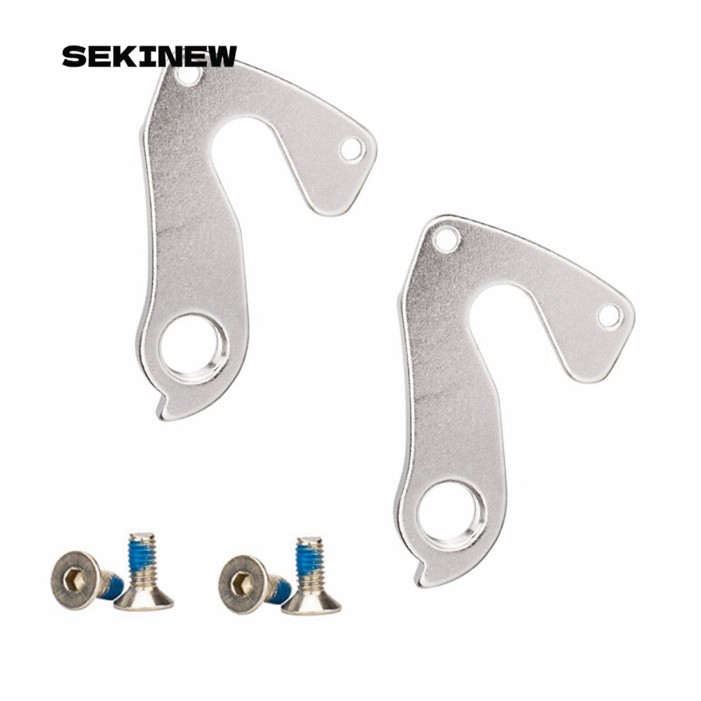 SEKINEW 2 Móc treo đề sau xe đạp màu bạc, tương thích Totem/ Haibike XLC/Winora ZAP/Flitzer/Talparo/