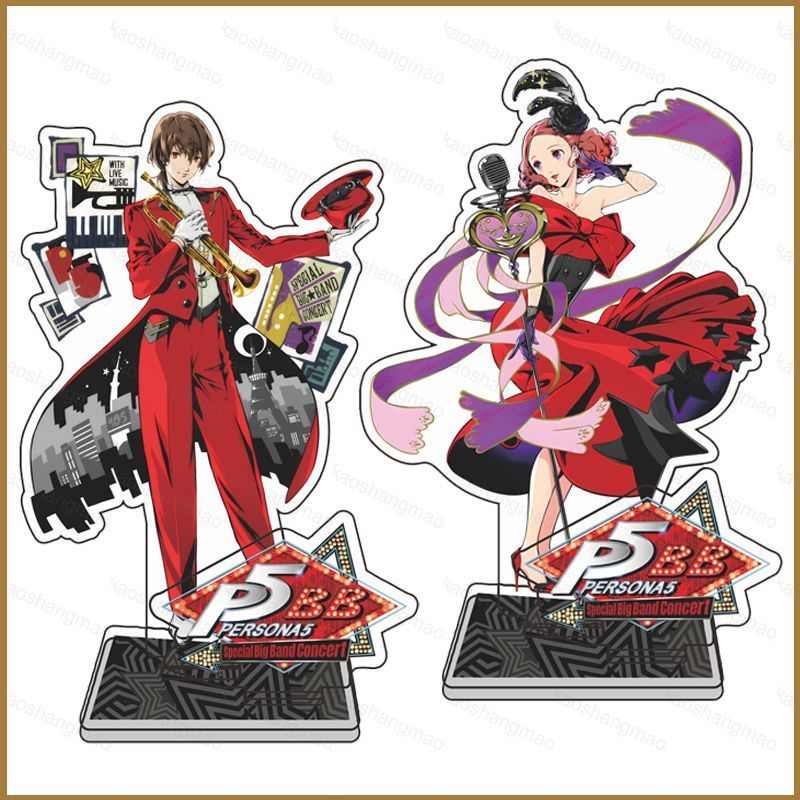 HK2 PERSONA 5 Tấm Đứng Morgana Acrylic Ký Hiệu Anime Để Bàn Trang Trí KH2