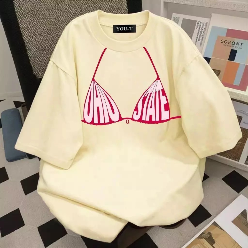 Top.street Hàng Mới Về Thời Trang Oversize Áo Thun Tay Ngắn 1 Vải Cotton Siêu Mềm Thoải Mái Khi Mặc 