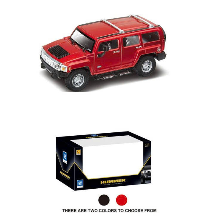 Đồ chơi oto GOUKAI -Mô hình xe ô tô HUMMER H2 SUT FRICTION CAR tỷ lệ 1:24 (KT 30x13.5x15cm)- 866-824