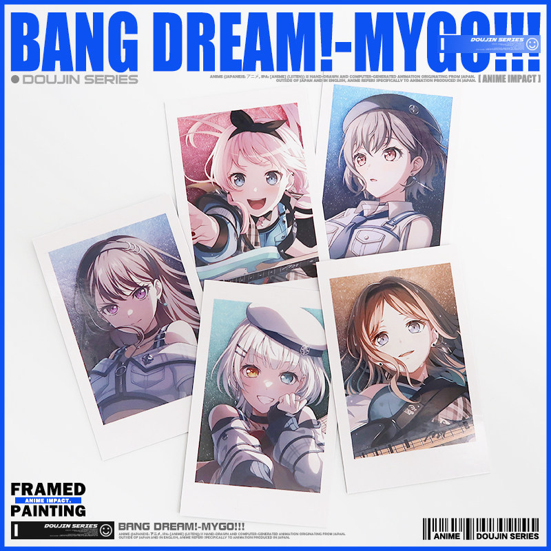 MyGO Anime Taniko Shiina Lixi Chihaya Aiyin Takamatsu Lantern Rakuna Quà tặng sinh viên ngày lễ hai 